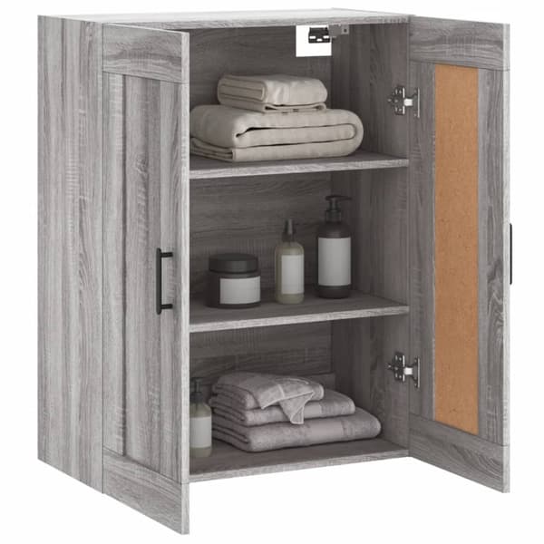 Skänkar & serveringsbord - Living Väggskåp grå sonoma 69,5x34x90 cm konstruerat trä