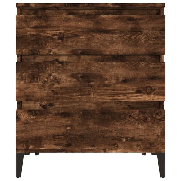 Skänkar & serveringsbord - Living Byrå rökfärgad ek 60x35x70 cm konstruerat trä