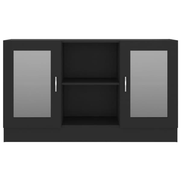 Skænke - Living skænk 120x30,5x70 cm konstrueret træ sort