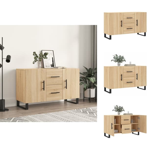 Tarjoilupöydät & senkit - Living Senkki Sonoma-tammi 100x36x60 cm tekninen puu