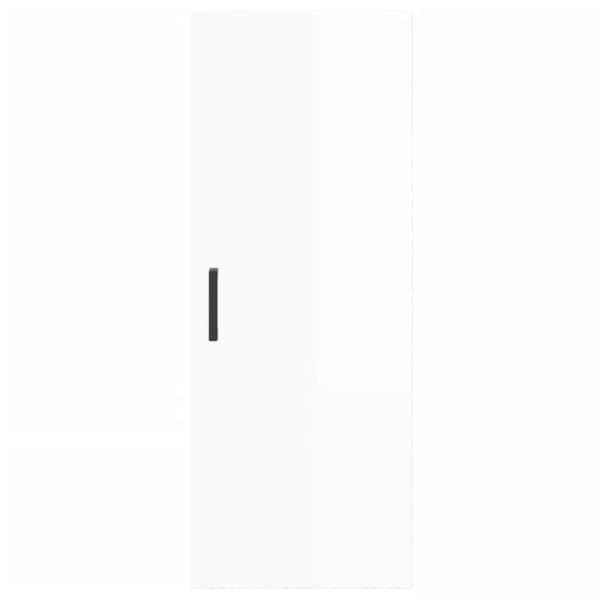 Skänkar & serveringsbord - Living Högskåp vit högglans 34,5x34x180 cm konstruerat trä
