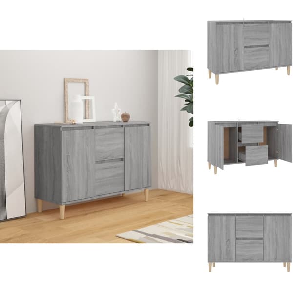 Tarjoilupöydät & senkit - Living Senkki harmaa Sonoma 103,5x35x70 cm tekninen puu