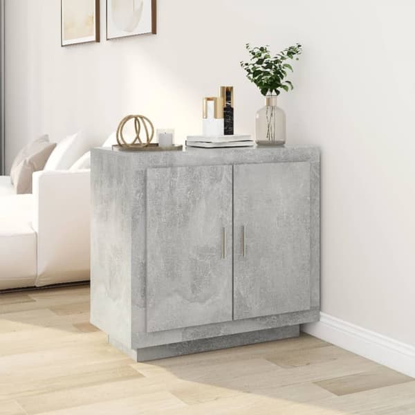 Skænke - Living skænk 80x40x75 cm konstrueret træ betongrå