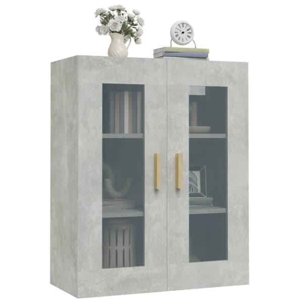 Skænke - Living vægskab 69,5x34x90 cm betongrå