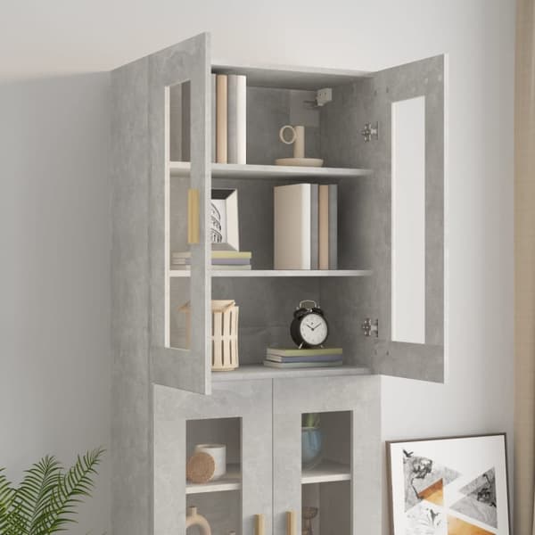 Skænke - Living vægskab 69,5x34x90 cm betongrå