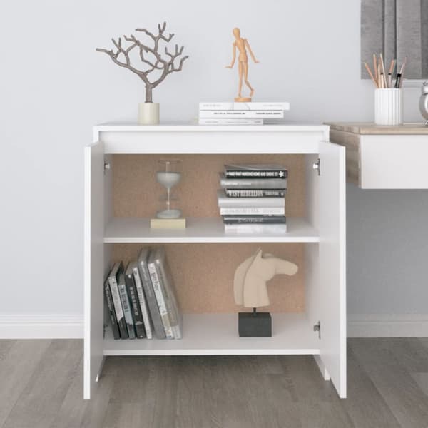 Skænke - Living skænk 70x41x75 cm konstrueret træ hvid