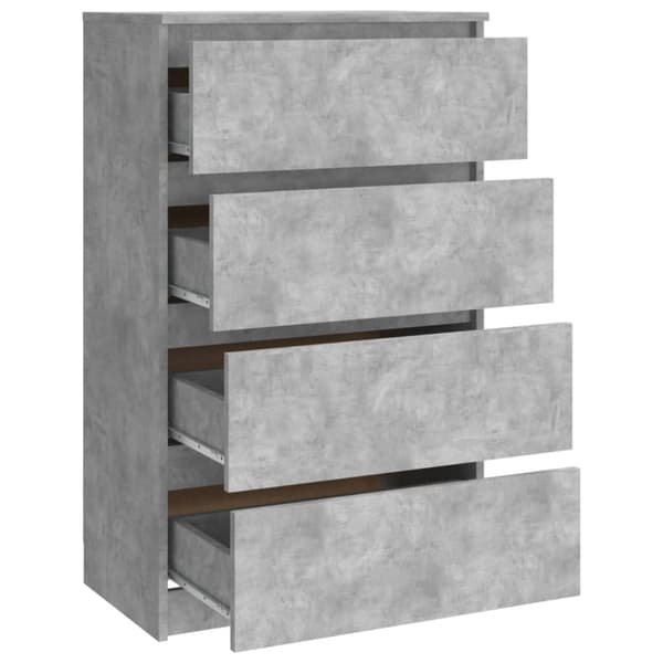 Skænke - Living skænk 60x35x98,5 cm konstrueret træ betongrå