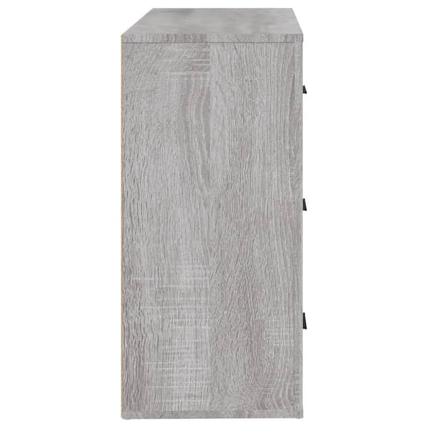 Skænke - Living skænk 80x33x70 cm konstrueret træ grå sonoma-eg