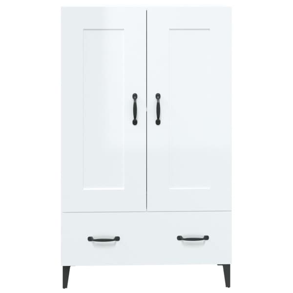 Skänkar & serveringsbord - Living Skänk vit högglans 70x31x115 cm konstruerat trä