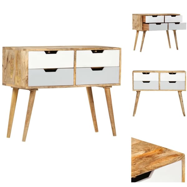 Tarjoilupöydät & senkit - Living Senkki 85x40x71 cm täysi mangopuu