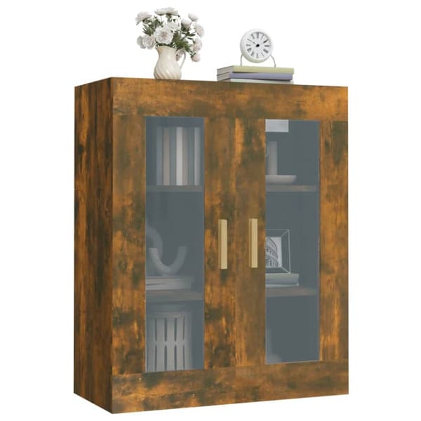 Skænke - Living vægskab 69,5x34x90 cm røget egetræsfarve