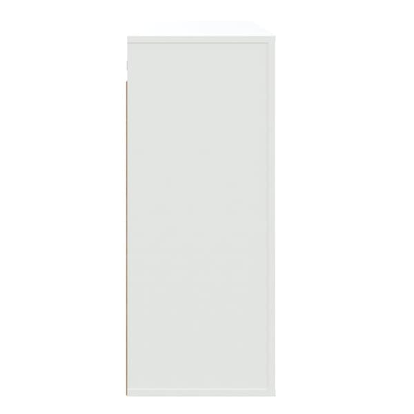 Skænke - Living vægskab 80x33x80 cm konstrueret træ hvid