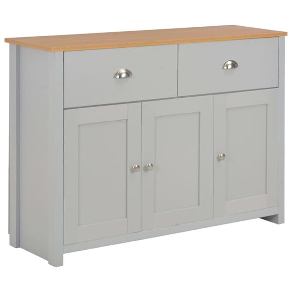Skænke - Living skænk 112x35x81 cm grå