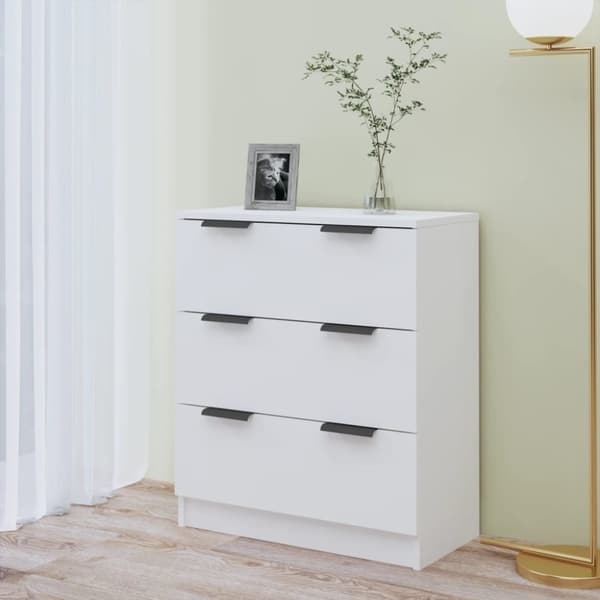 Skænke - Living skænk 60x30x70 cm konstrueret træ hvid