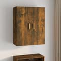 Miniatyrbild 2 av 11: Skänkar & serveringsbord - Living Väggskåp Rökfärgad ek 69,5x34x90 cm