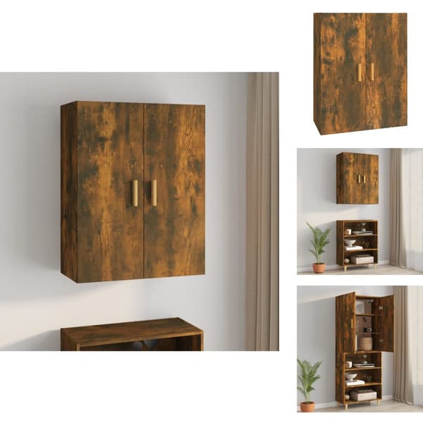 Skänkar & serveringsbord - Living Väggskåp Rökfärgad ek 69,5x34x90 cm