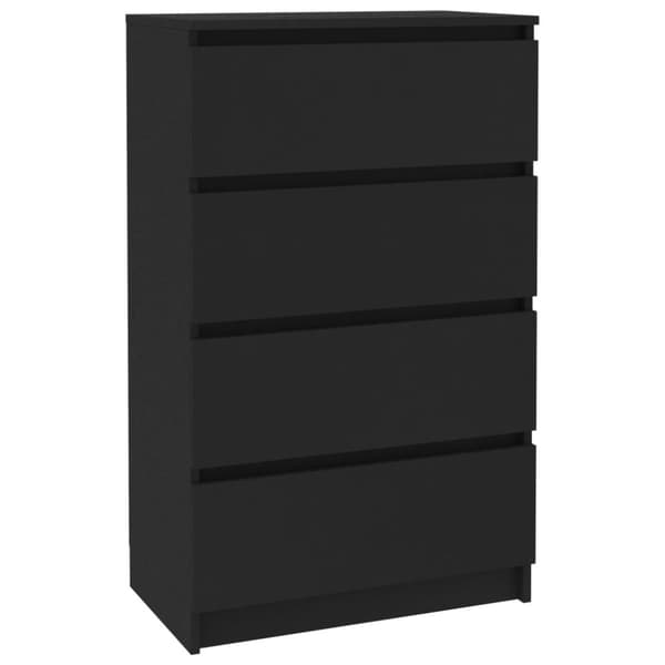 Skænke - Living skænk 60x35x98,5 cm konstrueret træ sort