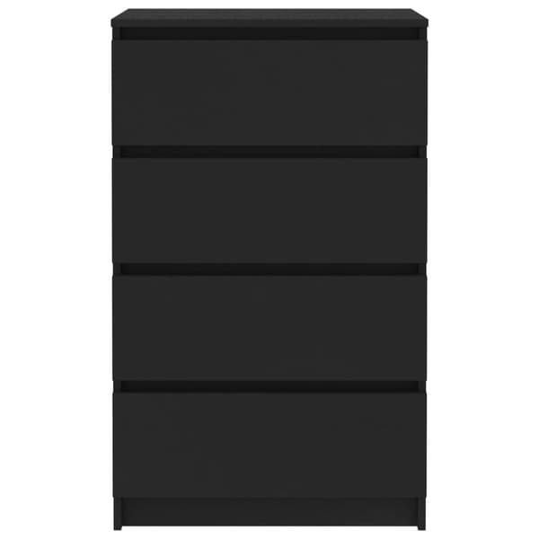 Skænke - Living skænk 60x35x98,5 cm konstrueret træ sort