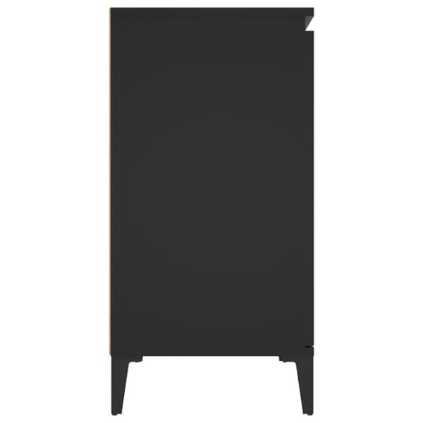 Skænke - Living skænk 104x35x70 cm spånplade sort