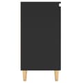 Pikkukuva 7 / 10: Tarjoilupöydät & senkit - Living Senkki täyspuujalat musta 60x35x70 cm tekninen puu