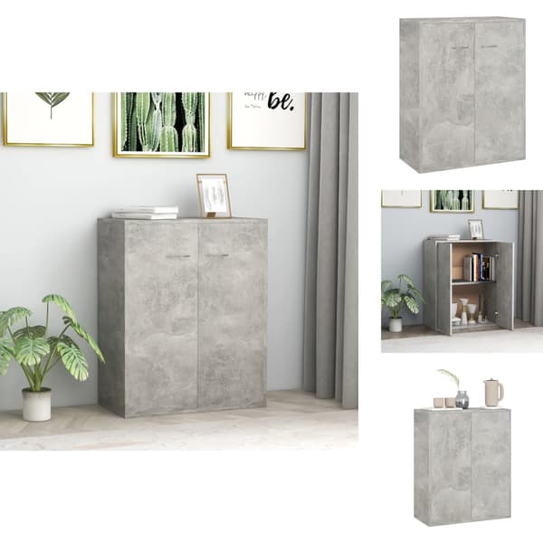 Tarjoilupöydät & senkit - Living Senkki betoninharmaa 60x30x75 cm tekninen puu