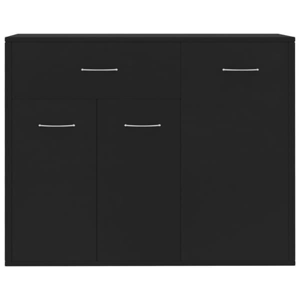 Skænke - Living skænk 88x30x70 cm konstrueret træ sort