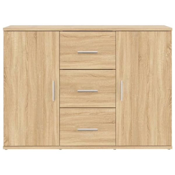 Skænke - Living skænk 91x29,5x65 cm konstrueret træ sonoma-eg