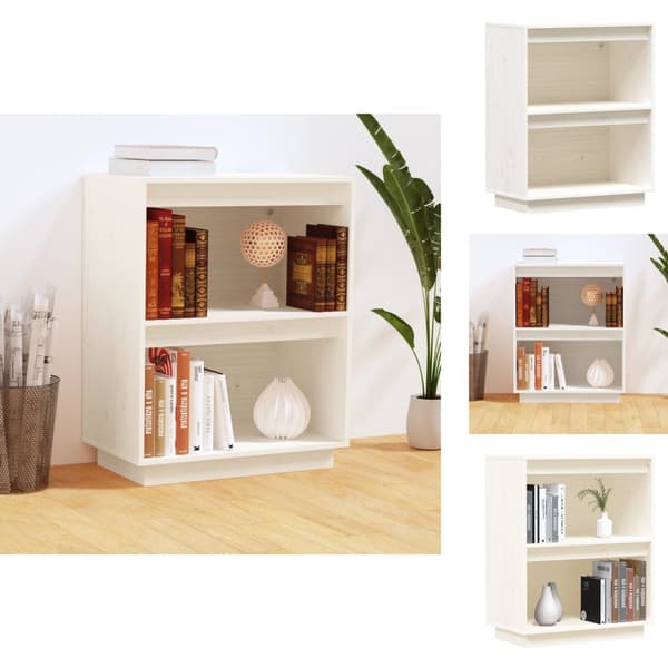 Skänkar & serveringsbord - Living Konsolbord vit 60x34x75 cm massiv furu