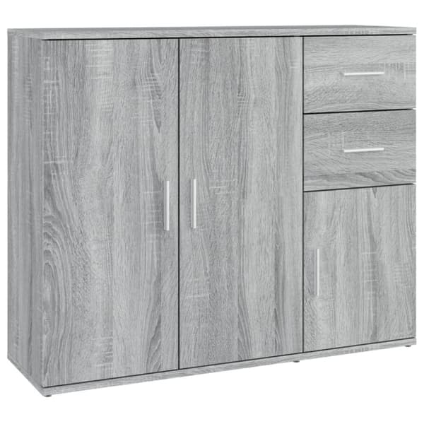 Skänkar & serveringsbord - Living Skänk grå sonoma 91x29,5x75 cm konstruerat trä