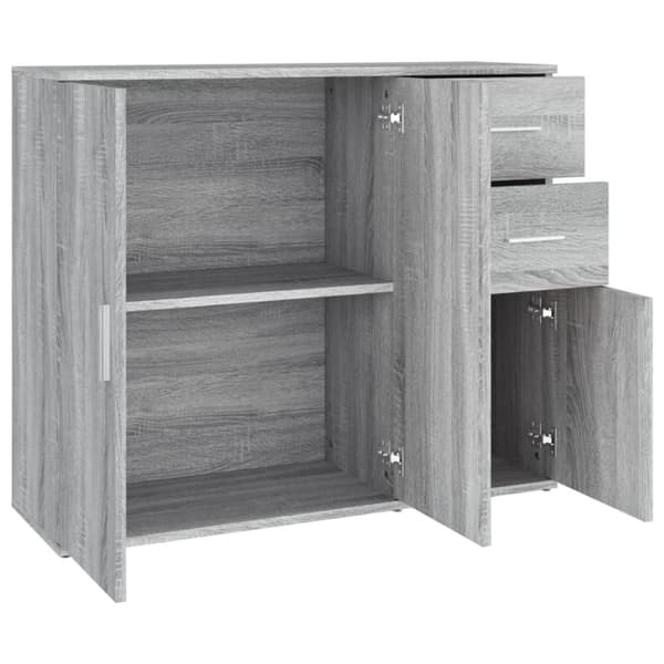 Skänkar & serveringsbord - Living Skänk grå sonoma 91x29,5x75 cm konstruerat trä