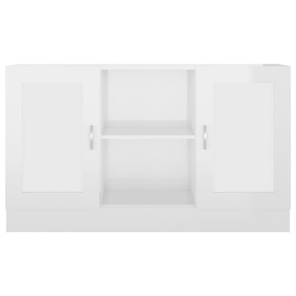 Skänkar & serveringsbord - Living Förvaringsskåp vit högglans 120x30,5x70 cm konstruerat trä