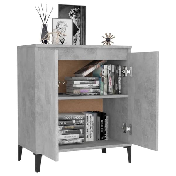 Skänkar & serveringsbord - Living Skänk betonggrå 60x35x70 cm konstruerat trä