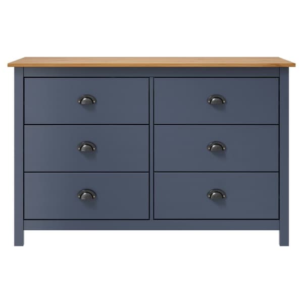 Tarjoilupöydät & senkit - Living Lipasto Hill harmaa 125x40x80 cm täysi mänty