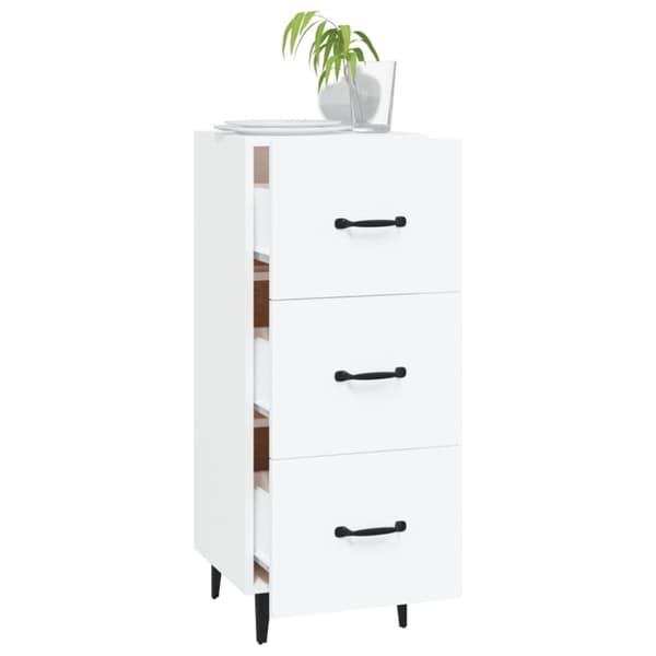 Skänkar & serveringsbord - Living Skänk vit 34,5x34x90 cm konstruerat trä
