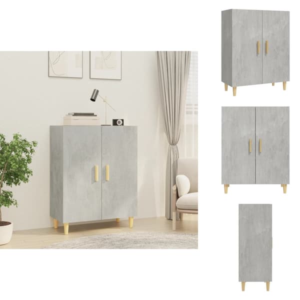 Skänkar & serveringsbord - Living Byrå betonggrå 70x34x90 cm konstruerat trä