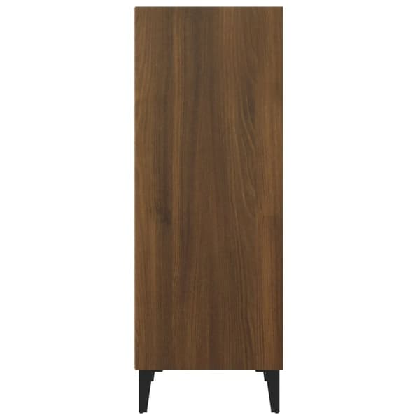 Skænke - Living skænk 34,5x32,5x90 cm konstrueret træ brun egetræsfarve