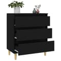 Miniatyrbillede 6 af 11: Skænke - Living skænk 60x35x70 cm konstrueret træ sort