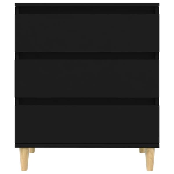 Skænke - Living skænk 60x35x70 cm konstrueret træ sort
