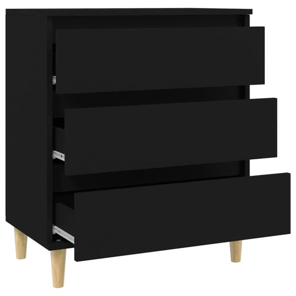 Skænke - Living skænk 60x35x70 cm konstrueret træ sort