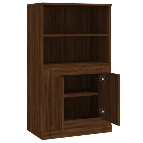 Tarjoilupöydät & senkit - Living Kaappi ruskea tammi 60x35,5x103,5 cm tekninen puu