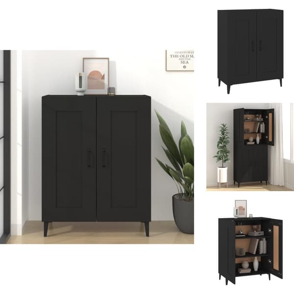 Skänkar & serveringsbord - Living Skänk svart 69,5x34x90 cm konstruerat trä