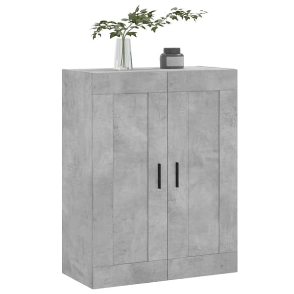 Skænke - Living vægskab 69,5x34x90 cm konstrueret træ betongrå