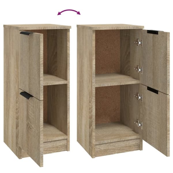 Tarjoilupöydät & senkit - Living Senkit 2 kpl Sonoma-tammi 30x30x70 cm tekninen puu