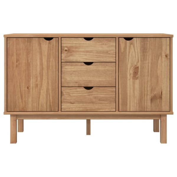 Skænke - Living skænk OTTA 113,5x43x73 cm massivt fyrretræ