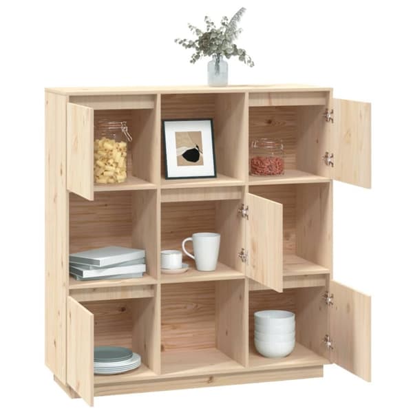 Tarjoilupöydät & senkit - Living Kaappi 110,5x35x117 cm täysi mänty