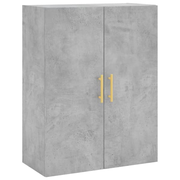 Skänkar & serveringsbord - Living Högskåp betonggrå 69,5x34x180 cm konstruerat trä