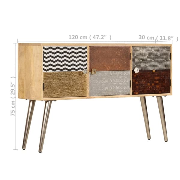 Tarjoilupöydät & senkit - Living Senkki 120x30x75 cm mangopuu