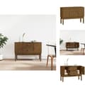 Pikkukuva 1 / 11: Tarjoilupöydät & senkit - Living Senkki hunajanruskea 110x40x78 cm täysi mänty