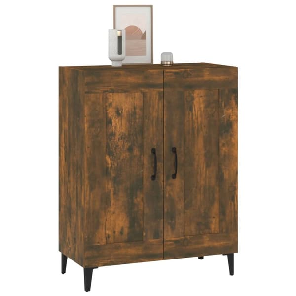 Skænke - Living skænk 69,5x34x90 cm konstrueret træ røget egetræsfarve