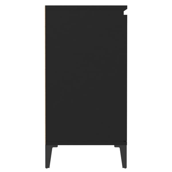 Skänkar & serveringsbord - Living Skåp svart 60x35x70 cm konstruerat trä